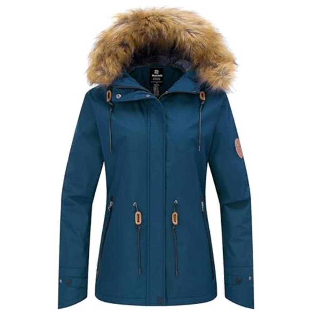 Women's Waterproof Ski Jacket Hooded Winter Snow Coat